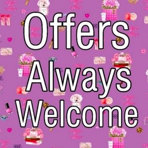 Reasonable offers welcome!!!